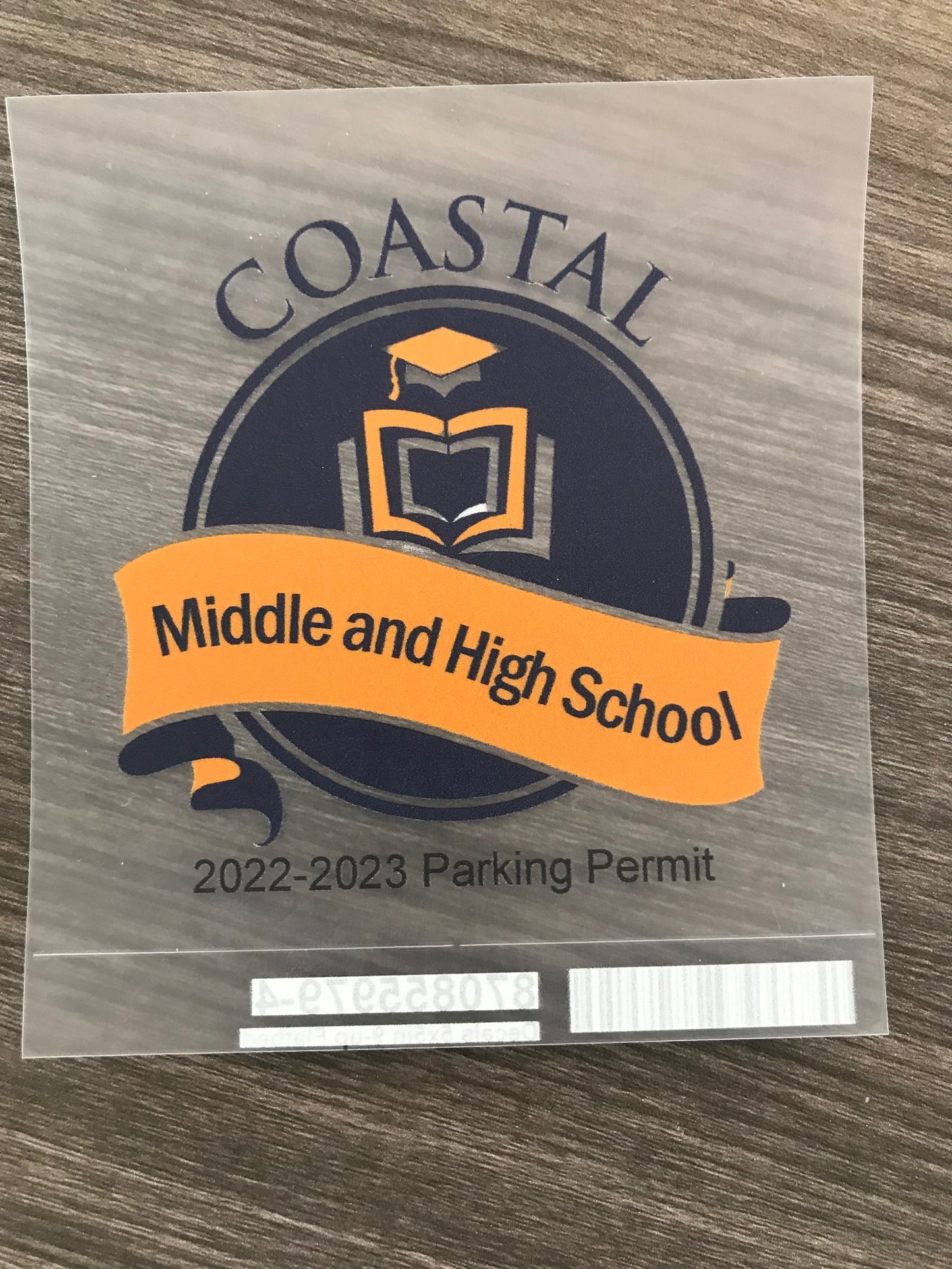 Replacement Parking Decal